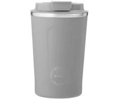 AYA&amp;IDA Nerūdijančio plieno kelioninis puodelis 'Light Pilkas' - 380 ml
