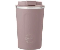 AYA&amp;IDA Nerūdijančio plieno kelioninis puodelis 'Dusty Rose' - 380 ml