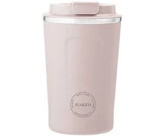 AYA&amp;IDA Nerūdijančio plieno kelioninis puodelis 'Soft Rose' - 380 ml