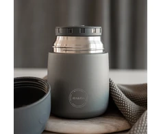 AYA&amp;IDA Termosas maistui Food'ie 'Dark Pilkas' - 500 ml