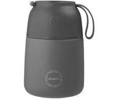 AYA&amp;IDA Termosas maistui Food'ie 'Dark Pilkas' - 500 ml