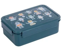 A Little Lovely Bento vaikiška priešpiečių dėžutė 'Robotai'