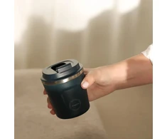 AYA&amp;IDA Nerūdijančio plieno kelioninis puodelis 'Navy Mėlyna' - 240 ml