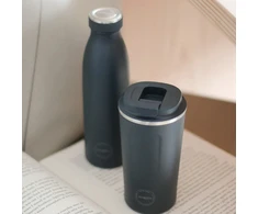 AYA&amp;IDA Nerūdijančio plieno kelioninis puodelis 'Navy Mėlyna' - 500 ml