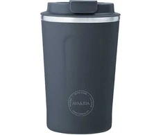 Blue AYA&amp;IDA Nerūdijančio plieno kelioninis puodelis 'Navy Mėlyna' - 380 ml