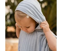 Blue Little Dutch Paplūdimio pončas ´Jacquard Terry Mėlyna´
