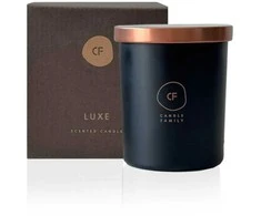 Candle Family Kvepianti sojų vaško žvakė rosegold 'Luxe'