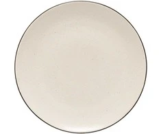 Costa Nova Akmens masės lėkštė Augusta, ⌀ 27 cm - Juoda