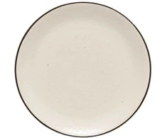 Costa Nova Akmens masės salotų/desertinė lėkštė Augusta, ⌀ 22 cm - Juoda