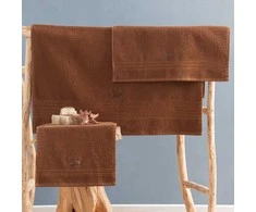Cotton Box 'Rudas' Medvilnės rankšluostis - Rinkinys
