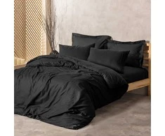 Cotton Box ‘Siyah’ Medvilnės patalynės komplektas - 200 x 220 cm