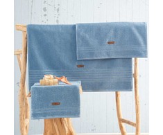 Cotton Box 'Šviesiai mėlynas' Medvilnės rankšluostis - 50 x 90 cm