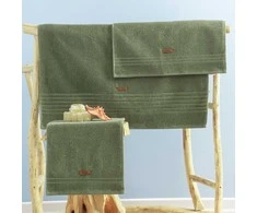 Cotton Box 'Žalias' Medvilnės rankšluostis - Rinkinys
