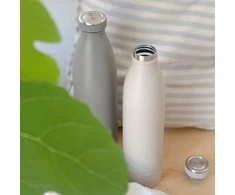 CREAM AYA&amp;IDA Nerūdijančio plieno gertuvė 'Kreminis rusvai gelsvas' - 750 ml