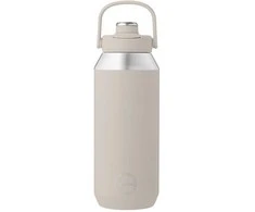 CREAM AYA&amp;IDA Nerūdijančio plieno sportinė gertuvė 'Kreminis rusvai gelsvas' - 950 ml