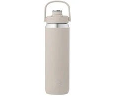 CREAM AYA&amp;IDA Nerūdijančio plieno sportinė gertuvė 'Kreminis rusvai gelsvas' - 700 ml