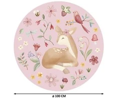 Little Dutch Apvalus sienos lipdukas 'Fairy Wonders'