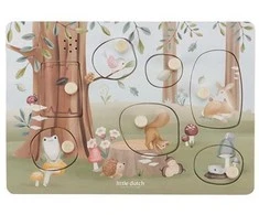 Little Dutch Dėlionė su garsais 'Forest Friends'