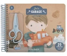 Little Dutch Knyga su žirklėmis 'Jim &amp; Friends cars'