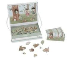Dėlionė Little Dutch Magnetinė žaidimų lenta 'Forest Friends'