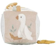 Little Dutch Minkštas lavinamasis kubas ‘Newborn Naturals’