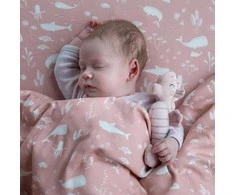 Little Dutch Priglundanti paklodė vaikams 'Ocean Rožinė'