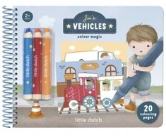 Little Dutch Spalvinimo knygelė 'Jim &amp; Friends'