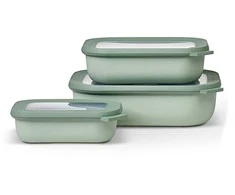 Rosti Mepal Mepal Daugiafunkcinių stačiakampių indų rinkinys 'Nordic sage'