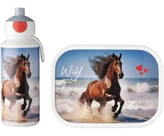 Rosti Mepal Mepal Gertuvė ir pietų dėžutė rinkinys vaikams ‘Arklys’ Wild Horse