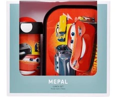 Mepal Puodelis ir pietų dėžutė rinkinys vaikams ‘Ratai’ Cars