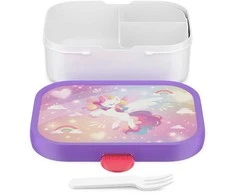 Rosti Mepal Mepal Vaikiška priešpiečių dėžutė 'Unicorn Glow'