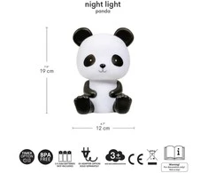 Naktinė lemputė 'Panda'
