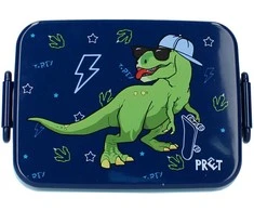 Vadobag Vaikiška bento priešpiečių dėžutė Pret Eat Drink Repeat Dino Skate