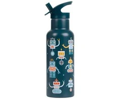 Vaikiška gertuvė iš nerūdijančio plieno 'Robotai' - 500 ml