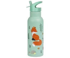 A Little Lovely Vaikiška gertuvė iš nerūdijančio plieno 'Miško gyventojai' - 500 ml