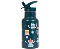 Vaikiška gertuvė iš nerūdijančio plieno 'Robotai' - 350 ml