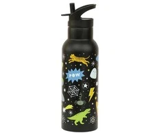 A Little Lovely Vaikiška gertuvė iš nerūdijančio plieno 'Galaktika' - 500 ml