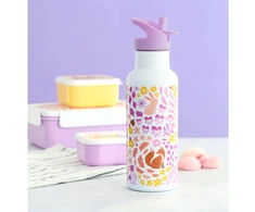 Vaikiška gertuvė iš nerūdijančio plieno 'Gėlės' - 500 ml