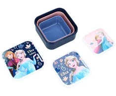 Vaikiškų priešpiečių dėžučių rinkinys 'Ledo Šalis' Frozen II Fresh Bites 3vnt