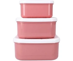Vaikiškų priešpiečių dėžučių rinkinys Minnie Mouse Bon Appetit! 3vnt