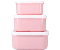 Vaikiškų priešpiečių dėžučių rinkinys Stitch Bon Appetit! 3vnt