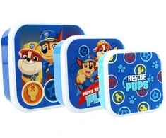 Vaikiškų priešpiečių dėžučių rinkinys 'Šunyčiai patruliai' PAW Patrol Fresh Bites 3vnt