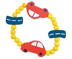 Apyrankė su mediniais karoliukais, Automobiliukai