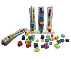 Bs Toys Kaladėlių rūšiavimo žaislas Bokštai
