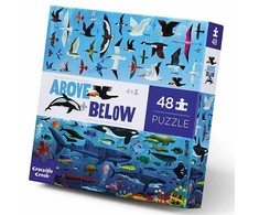 Crocodile Creek Didelė dėlionė viršuje ir apačioje "Jūra - Dangus", 48 dalių