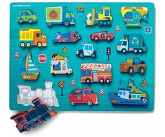 Medinė dėlionė Transportas