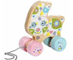 Cubika traukiamas žaislas "Kiškutis"