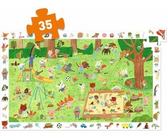 Djeco Dėlionė - Draugai sode (35 detalių)