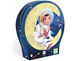 Djeco Siluetų dėlionė - Astronautas mėnulyje (36 detalių)