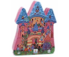 Djeco Siluetų dėlionė - Fėjų pilis (54 detalių) ( DJ07246 )